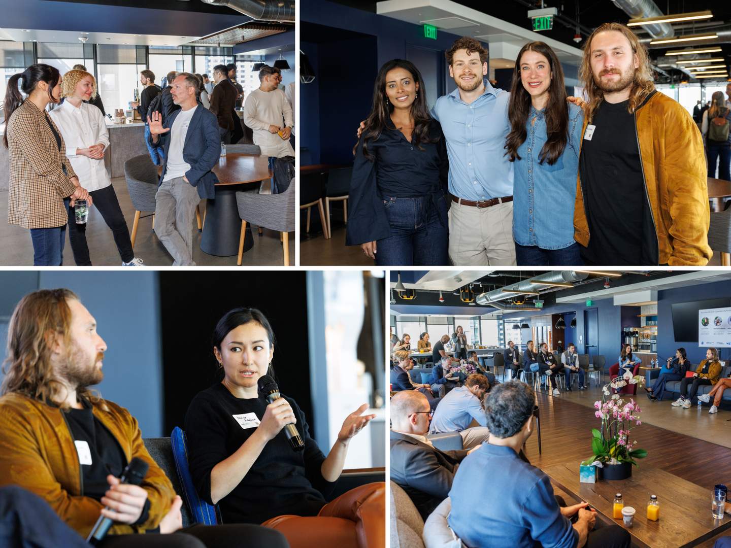 Scenes from the GVB hosted Cyber AI event for cybersecurity experts and startups.